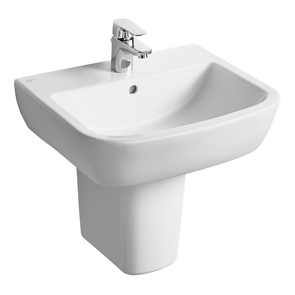 Ideal Standard Tempo 550mm Basin and Semi Pedestal Pack