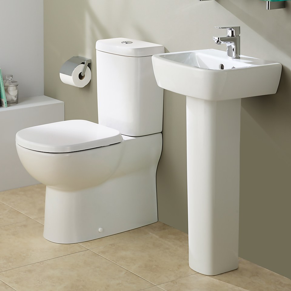 Ideal Standard Tempo 400mm Basin and Full Pedestal Pack