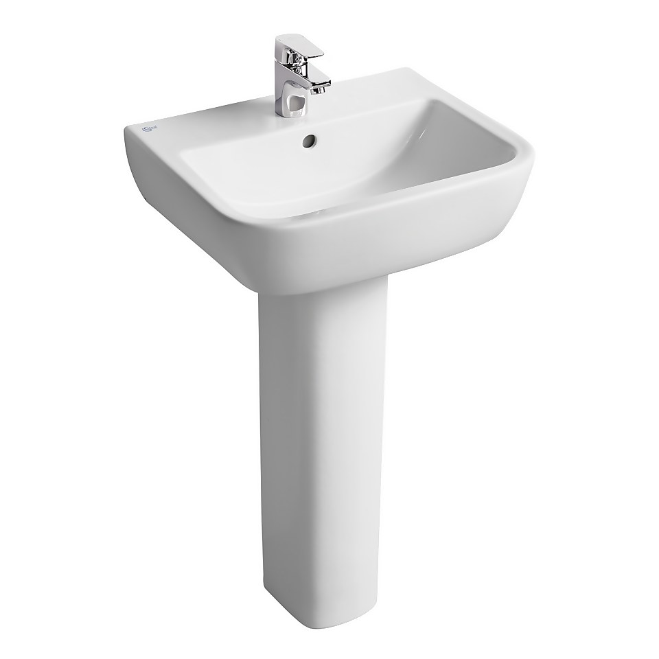 Ideal Standard Tempo 550mm Basin and Full Pedestal Pack