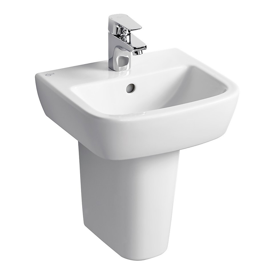 Ideal Standard Tempo 400mm Basin and Semi Pedestal Pack