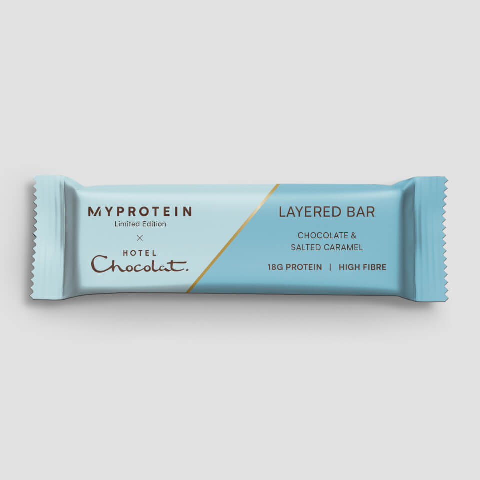Hotel Chocolat Layered Protein Bar - Salted Caramel