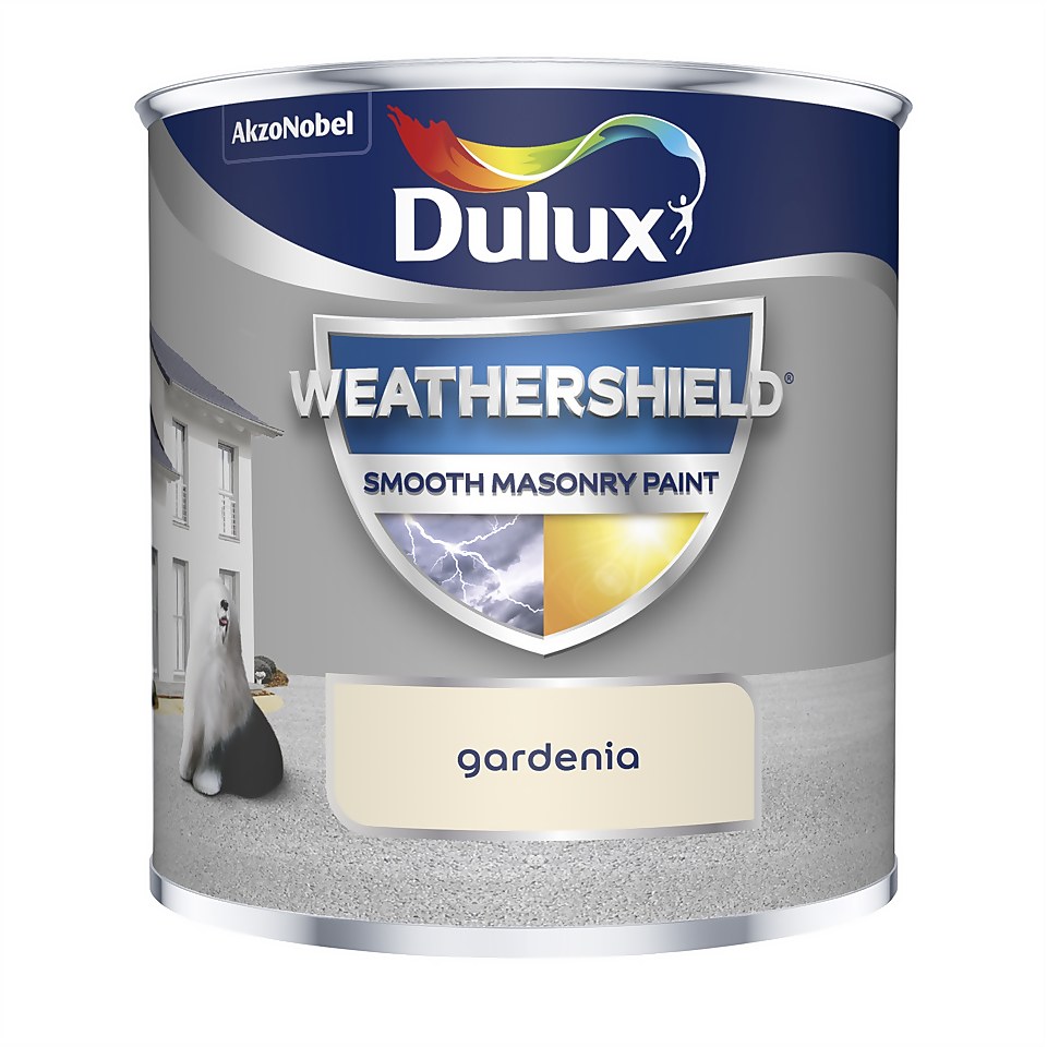 Dulux Weathershield Smooth Masonry Paint Gardenia - Tester 250ml