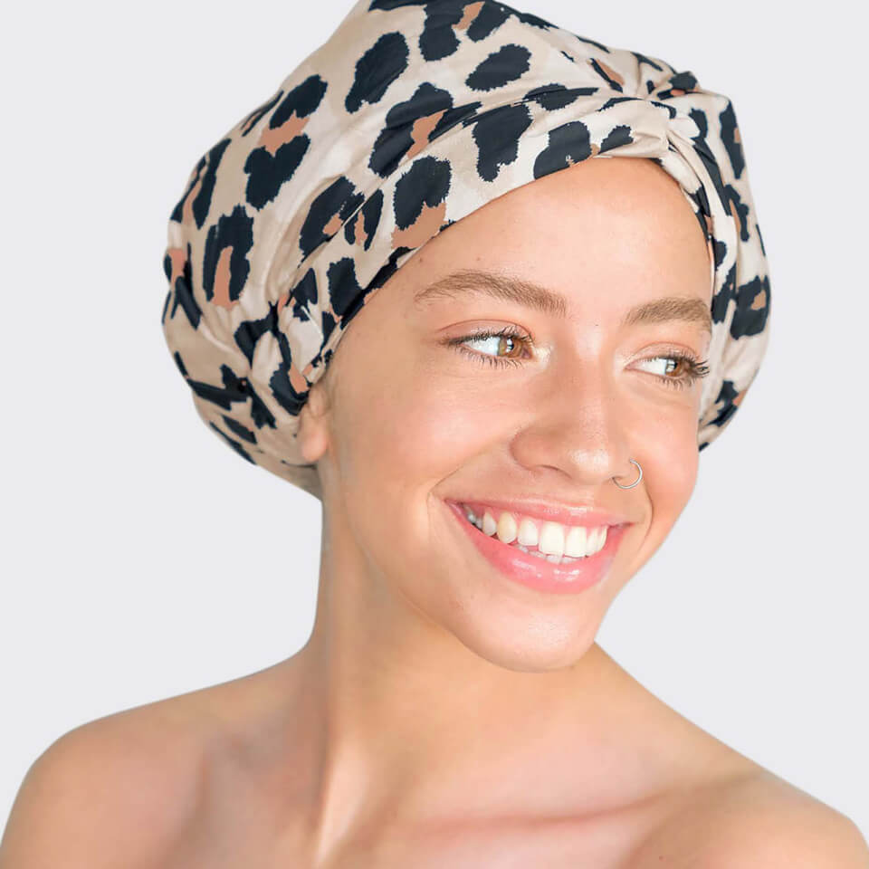 Kitsch Luxe Shower Cap - Leopard