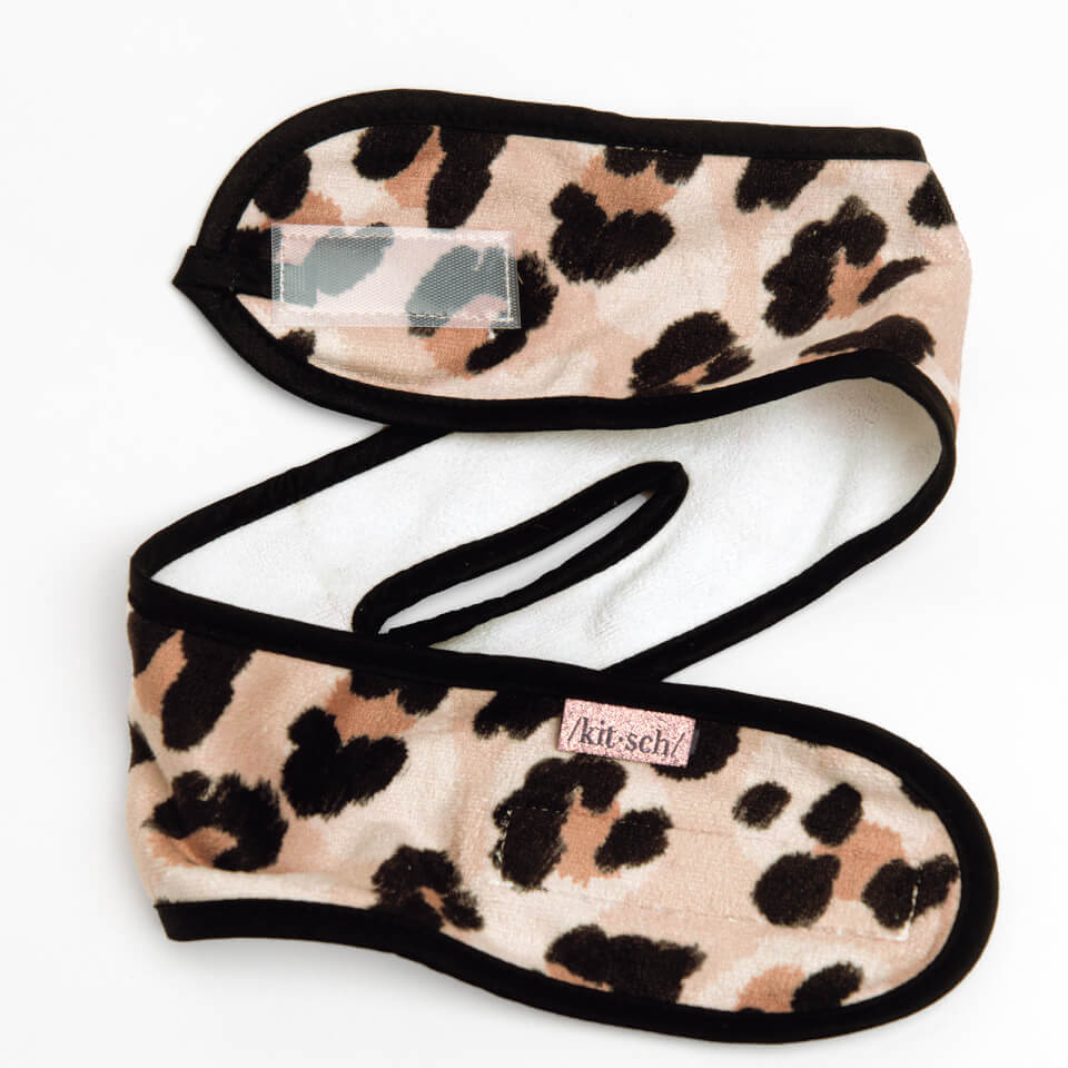 Kitsch Microfiber Spa Headband - Leopard