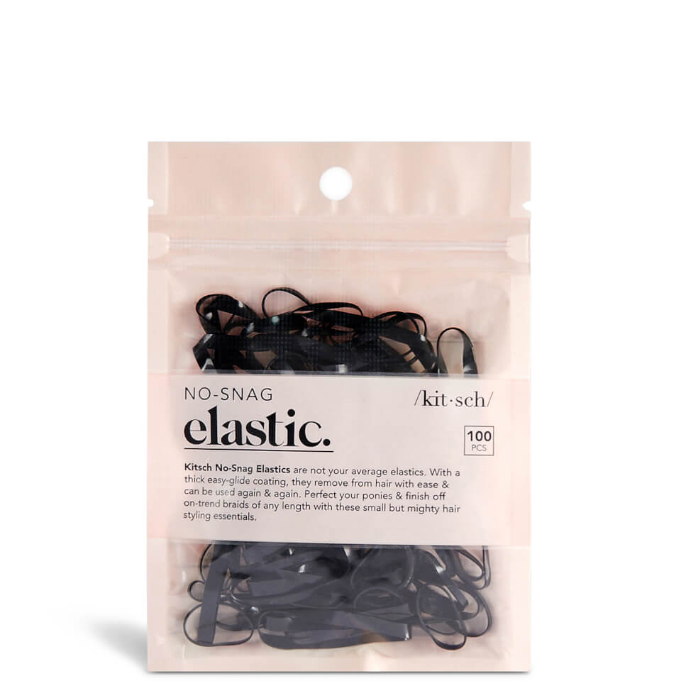Kitsch No-Snag Elastics - Black