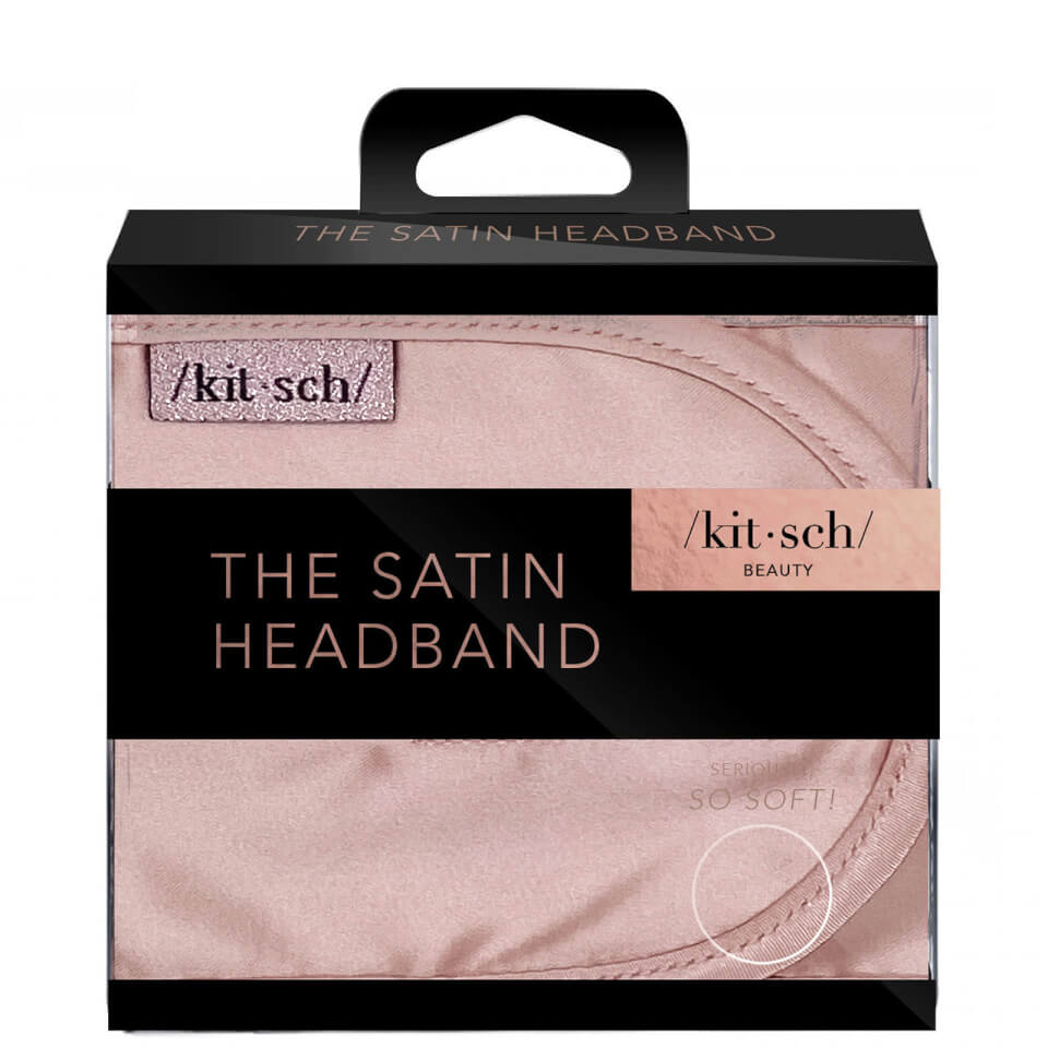 Kitsch Satin Sleep Headband - Blush