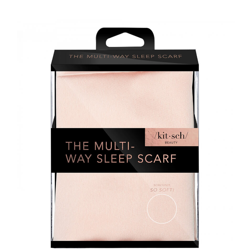 Kitsch Multi-Way Satin Sleep Scarf - Blush