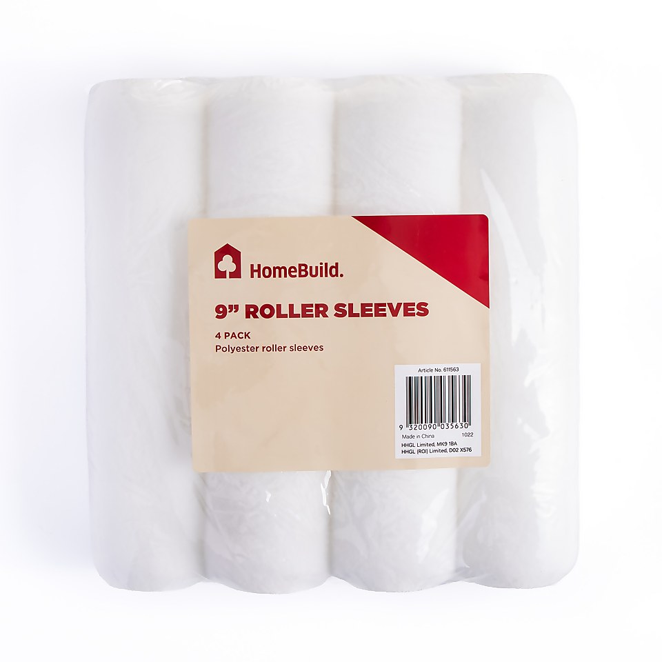 Homebuild 9" Roller Sleeve - 4 Pack