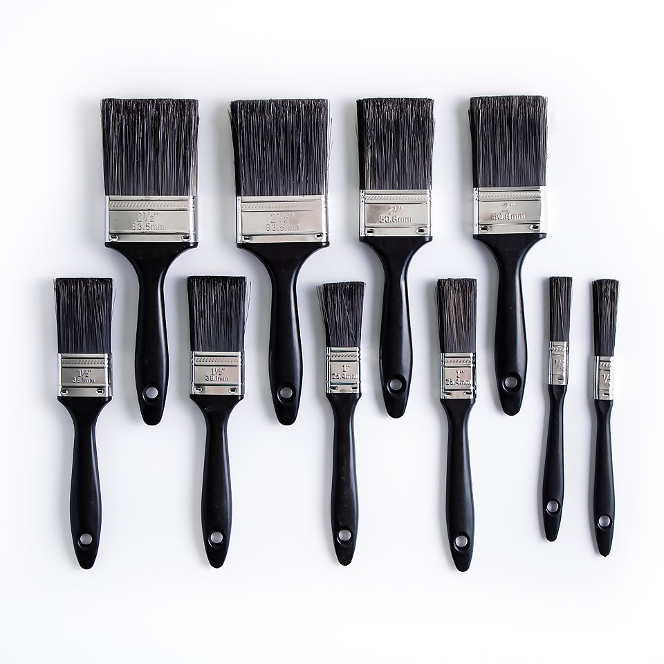 Homebuild Paint Brush Set - 10 Pack
