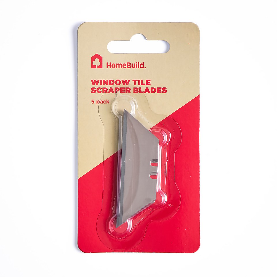 Homebuild Window and Tile Scraper Blade - 5 Pack