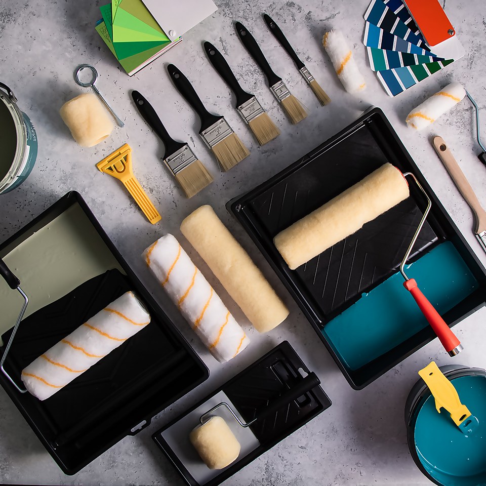 Homebuild Decorator Roller Kit - 17 Pack