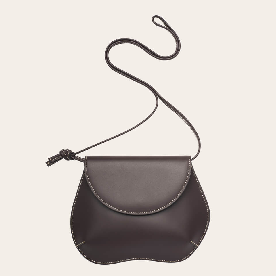 Black Pebble Mini Bag by Little Liffner for $20