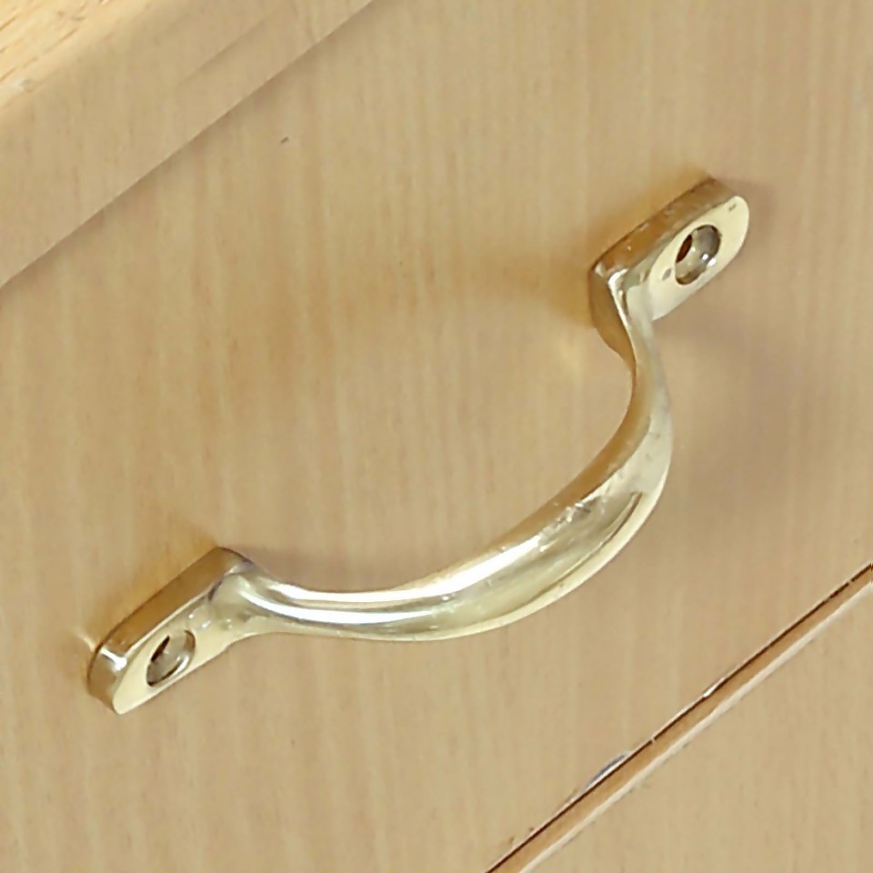 Porlock 50mm Zinc Brass Pull Handle