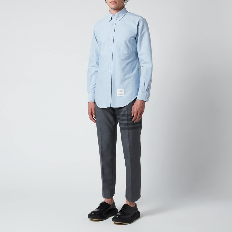 ★THOM BROWNE★ Cotton Shirt Dress Light Blue FDSD91AF018448 Thom Browne Shirt dress - Light Blue - Women | FDSD91AF0184480