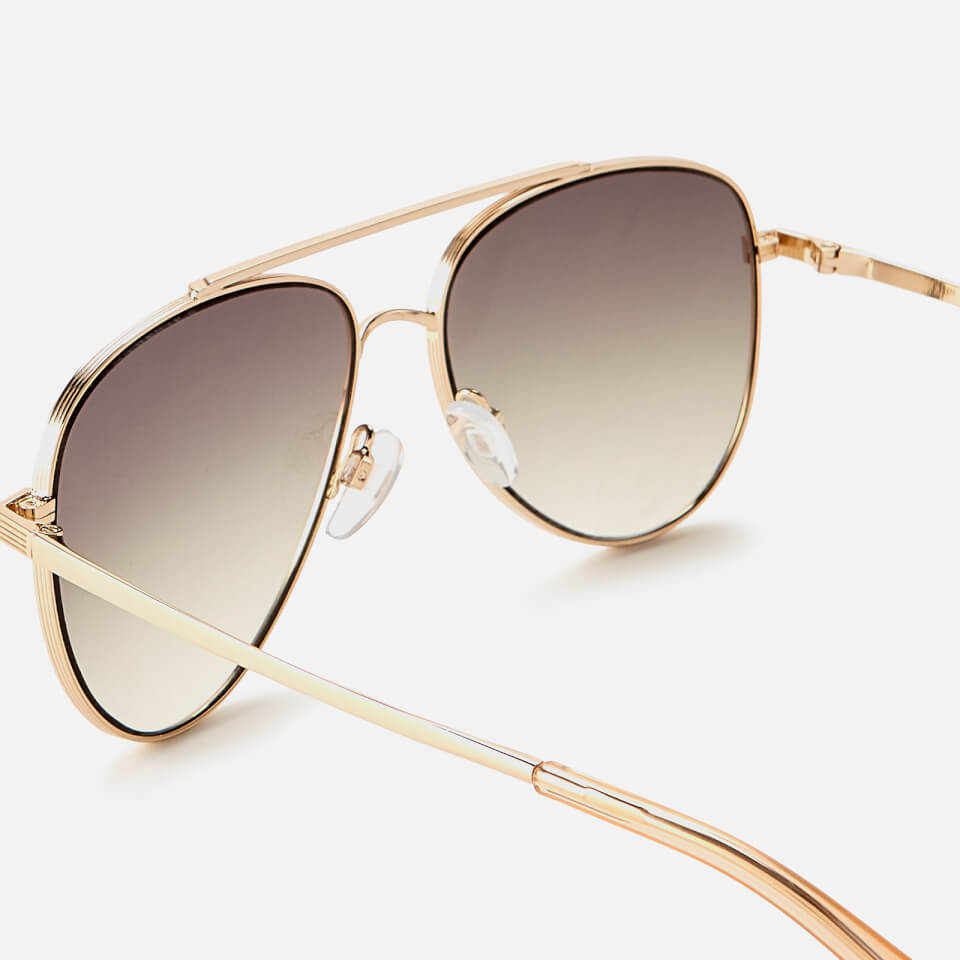 Le Specs Women's Evermore Aviator Sunglasses - Gold
