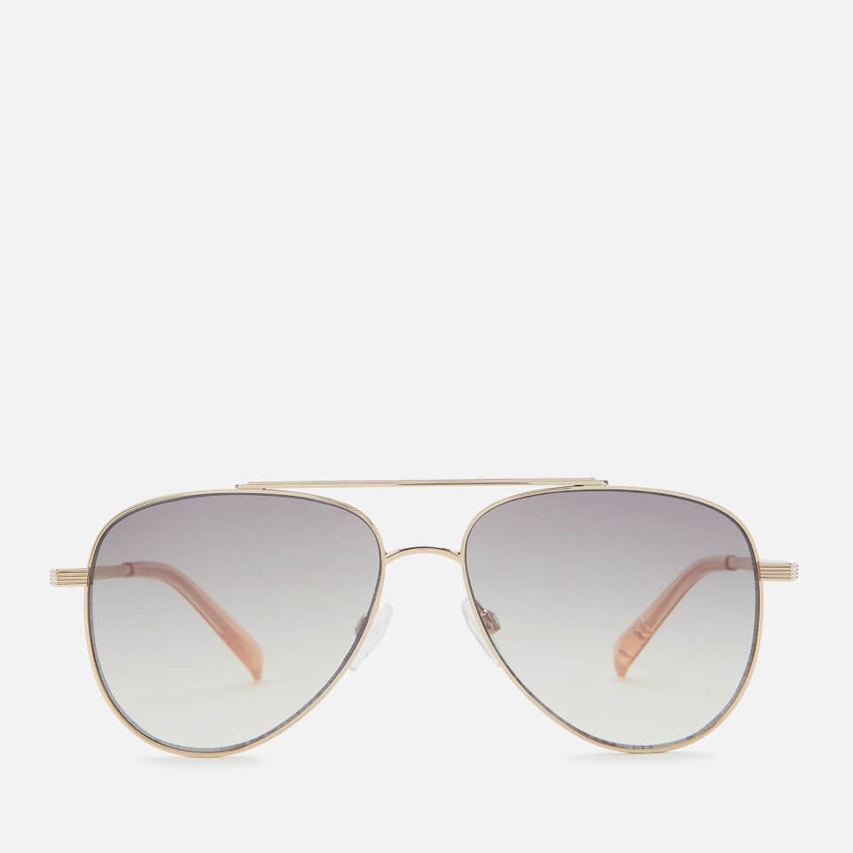 Le Specs Women's Evermore Aviator Sunglasses - Gold