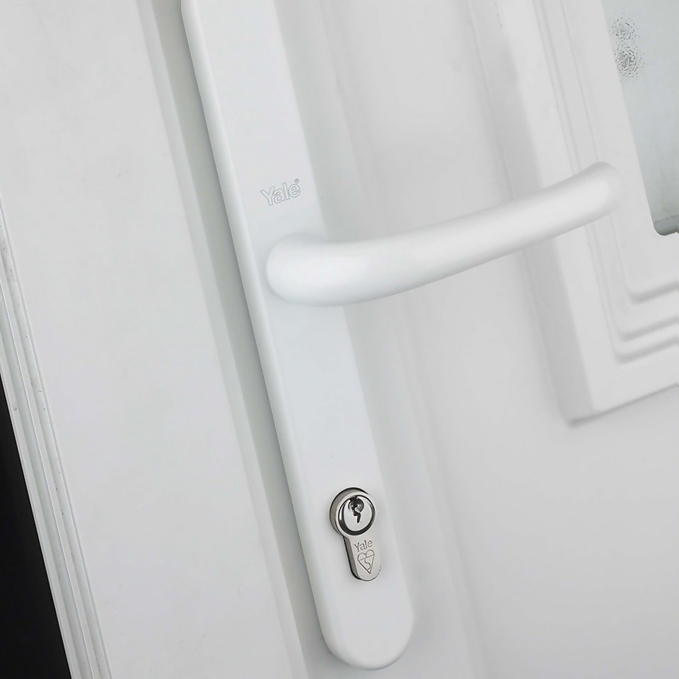 Yale PVCu Replacement Door Handle - White