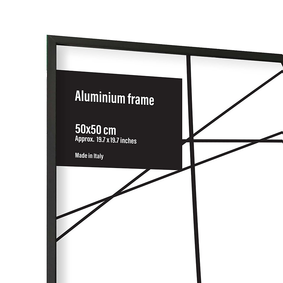 Aluminium Photo Frame - 50x50cm - Black