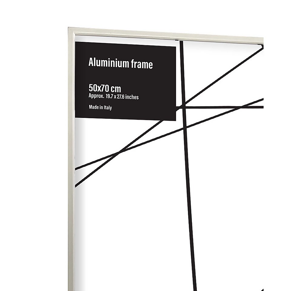 Aluminium Photo Frame - 50x70cm - White
