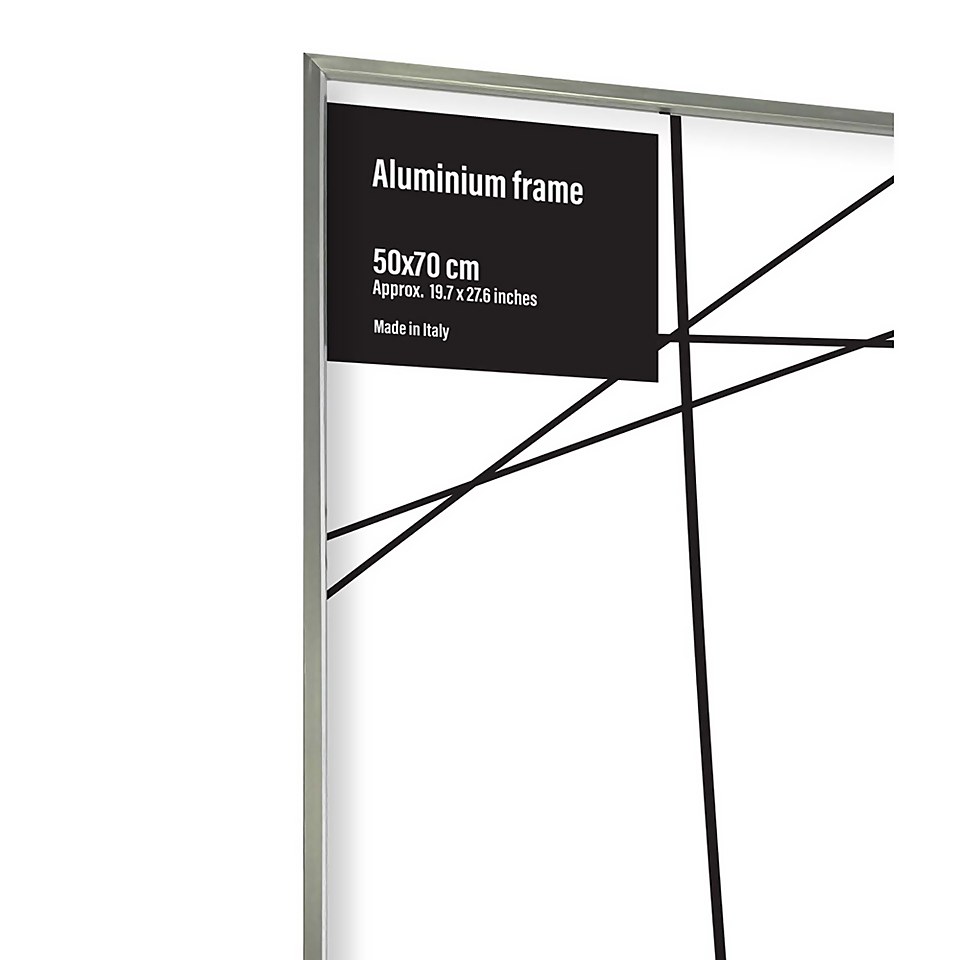 Aluminium Photo Frame - 50x70cm - Silver