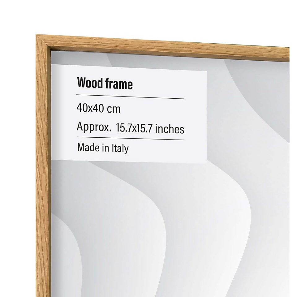 Wood Photo Frame - 40x40cm - Oak