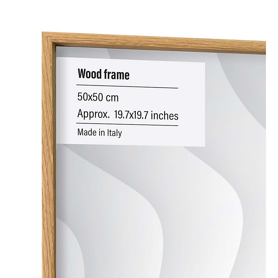 Wood Photo Frame - 50x50cm - Oak