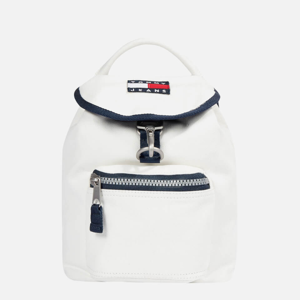 Tommy Jeans Women's Heritage Small Flap Backpack - White