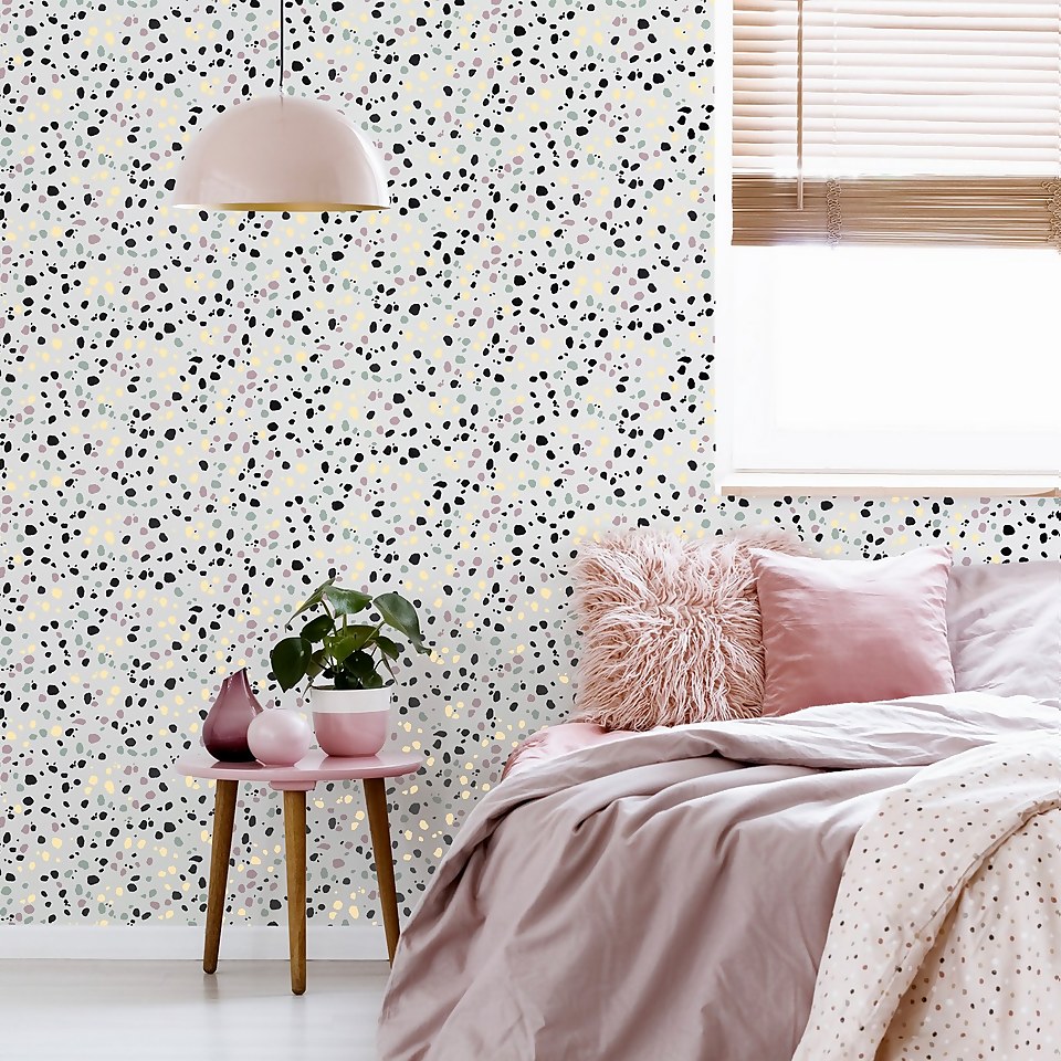 Arthouse Dalmatian Pastel Multi Wallpaper
