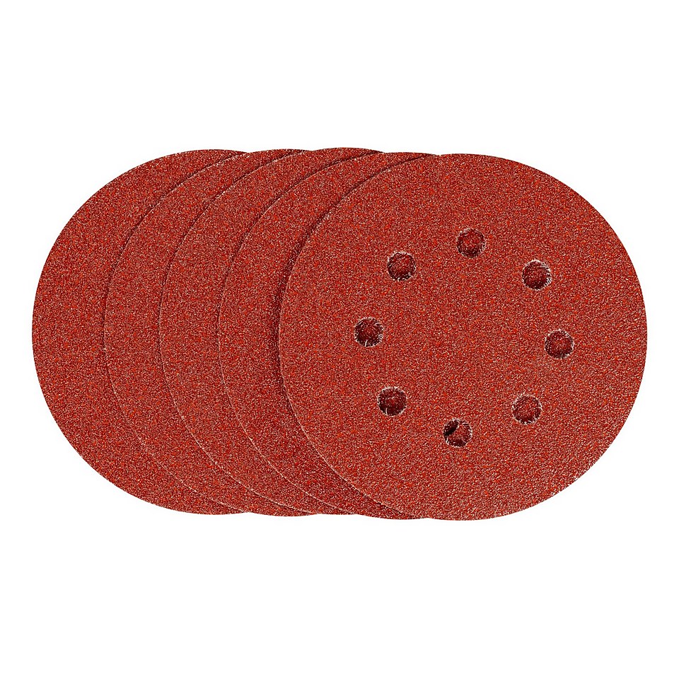 STANLEY Random Orbital Sanding Discs 125mm – Pack of 5 60G (STA32027-XJ)