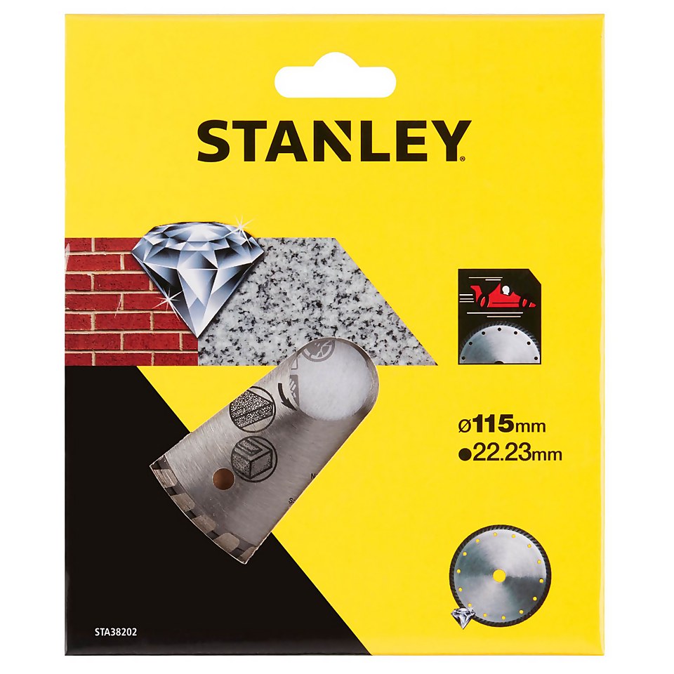 STANLEY 115mm Continuous Turbo Rim Cutting Disc  (STA38202-XJ)