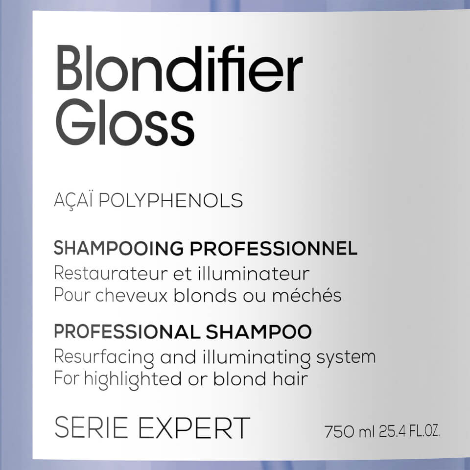 L’Oréal Professionnel Serie Expert Blondifier Gloss Shampoo for Highlighted or Blonde Hair 750ml