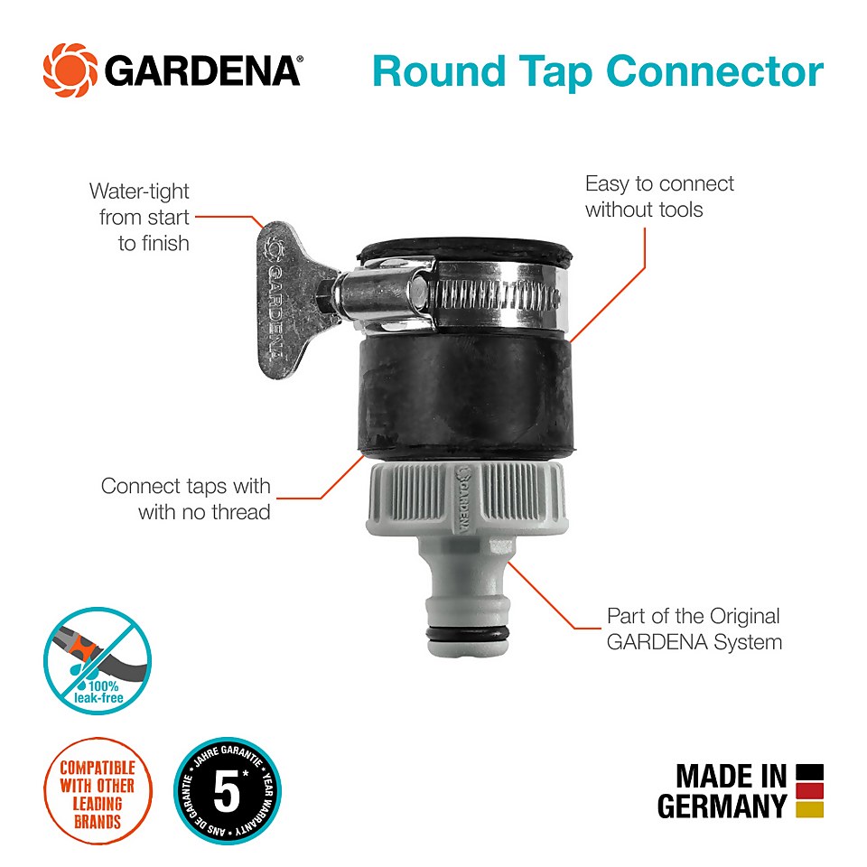 GARDENA Round Tap Connector