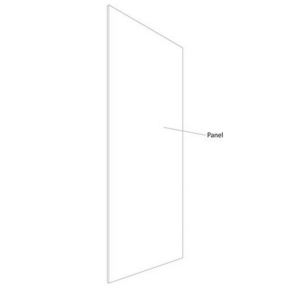 Wetwall 600mm Acrylic Gloss - Silver