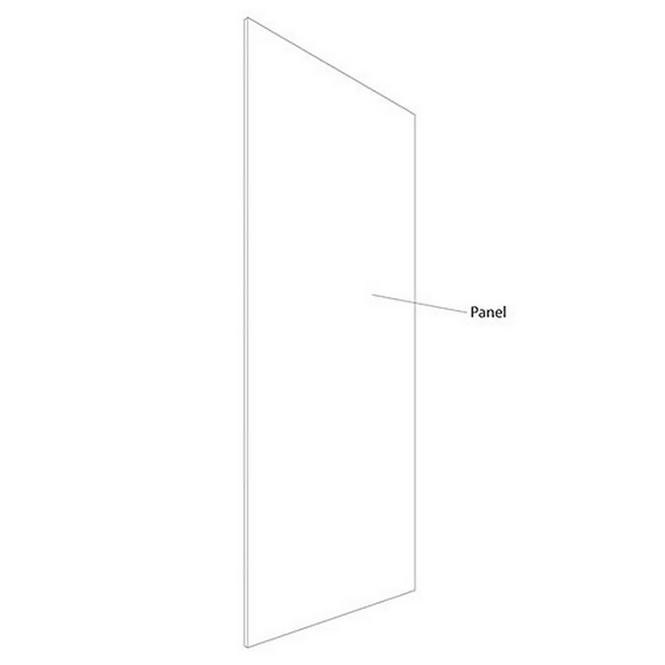Wetwall 1220mm Acrylic Gloss - Silver