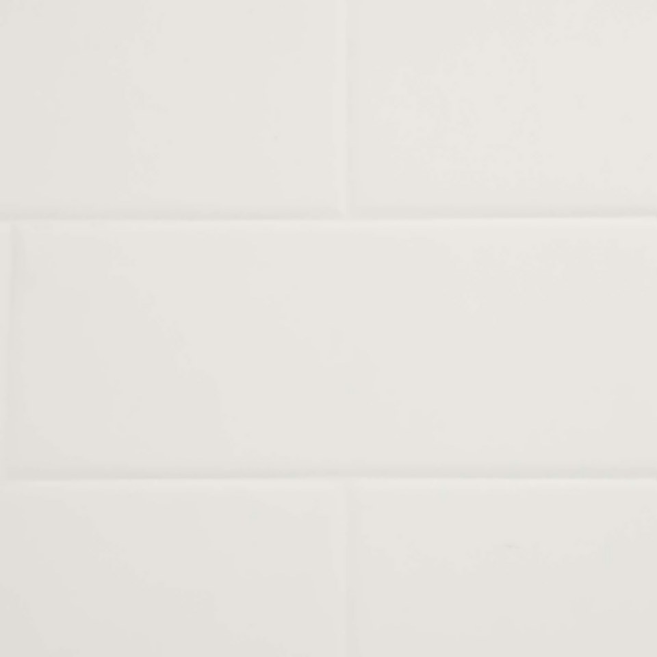 Wetwall Pure White - 1200mm - Horizontal Panel - Composite