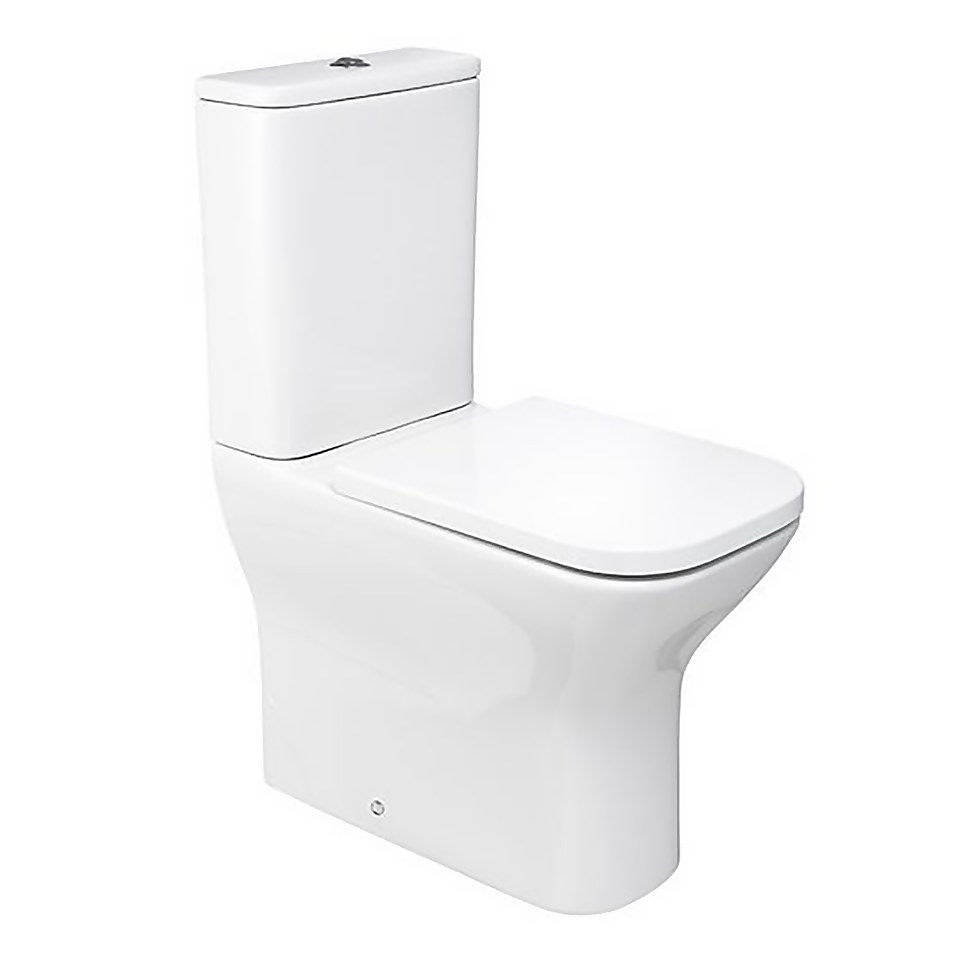Bathstore Scene Comfort Close Coupled Toilet with Soft Close Toilet