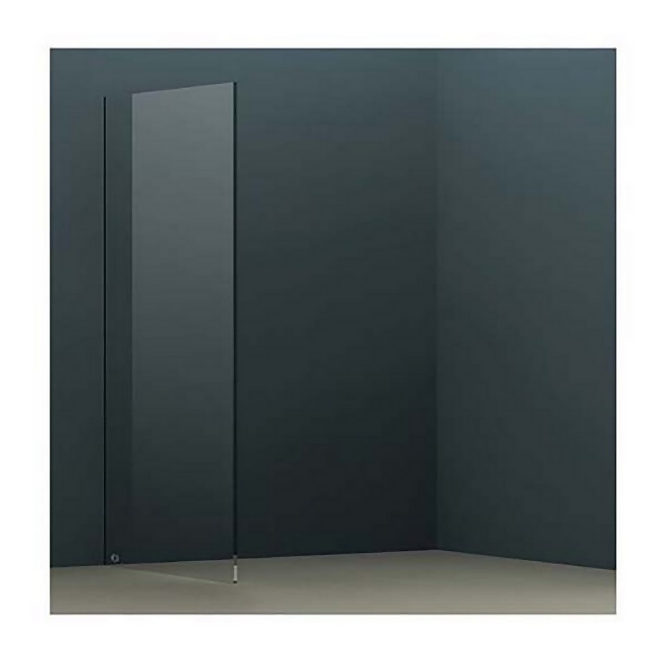 Bathstore Wet Room Screen with Ceiling Bar 2000 x 900mm - Chrome