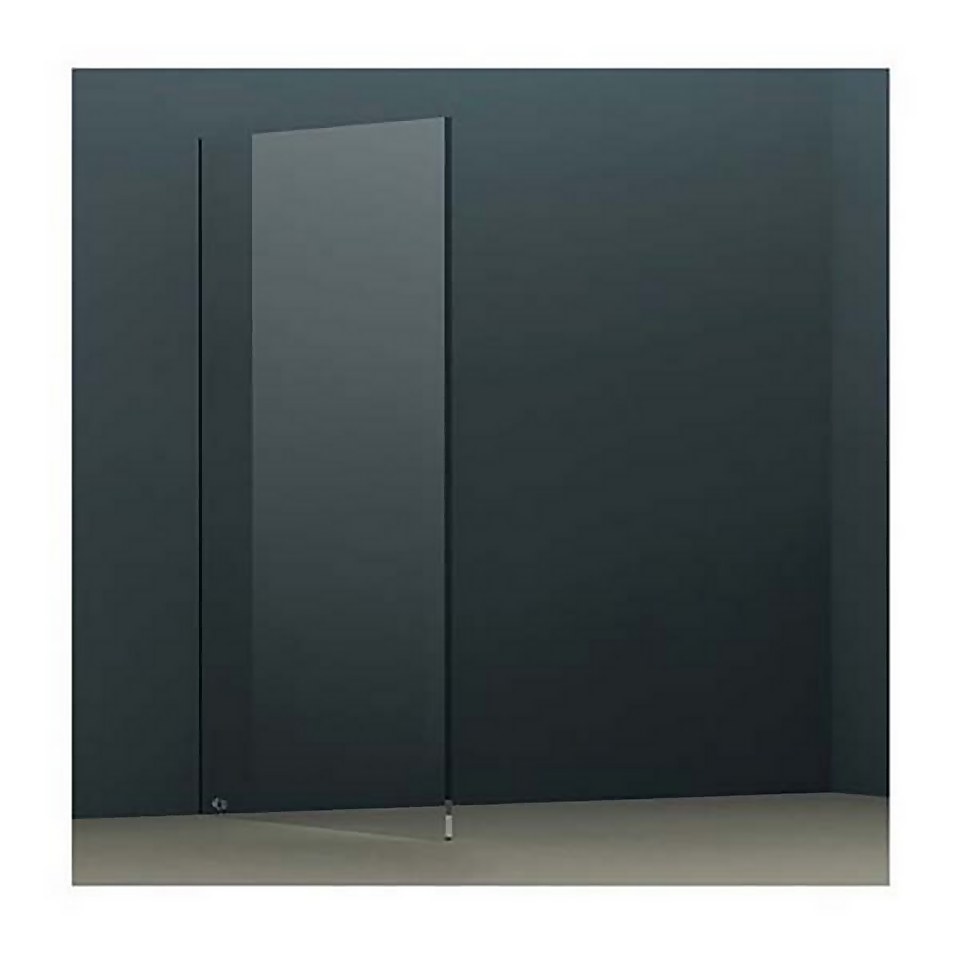 Bathstore Wet Room Screen with Ceiling Bar 2000 x 1000mm - Chrome