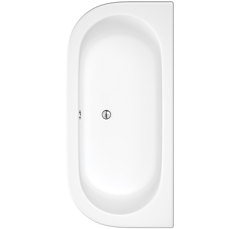 Bathstore Daintree Back to Wall Bath with Panel - 1700 x 800mm