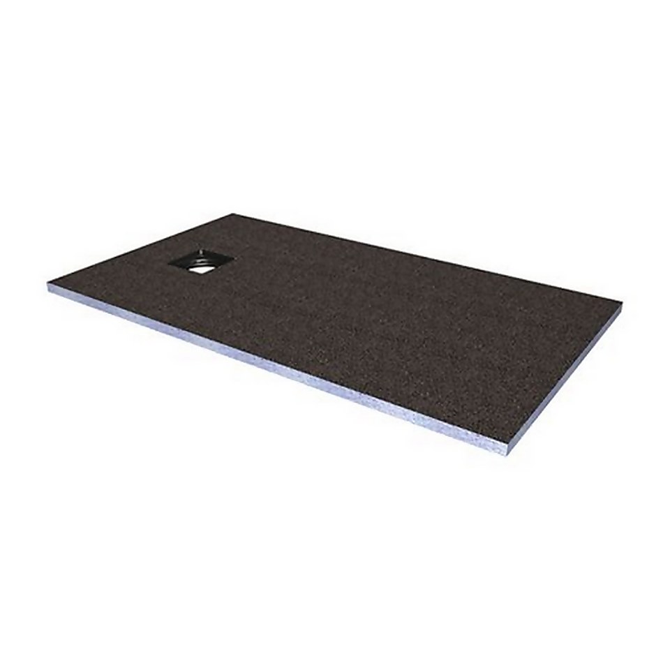 Bathstore Square End Drain Wetroom Tray 1600 x 900mm