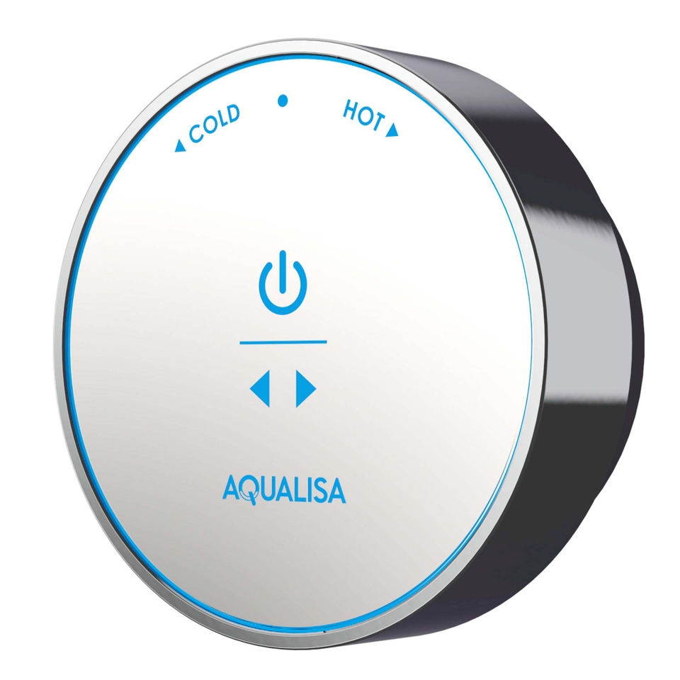 Aqualisa Quartz Blue Digital Shower & Wall Head Kit for Pumped Boilers
