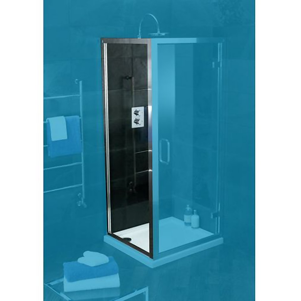 Bathstore Atlas Shower Enclosure Side Panel - 800mm (6mm Glass)