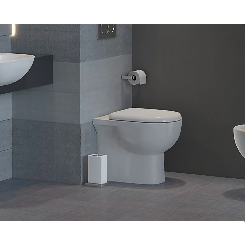 Bathstore Newton Back to Wall Pan (Including Seat)