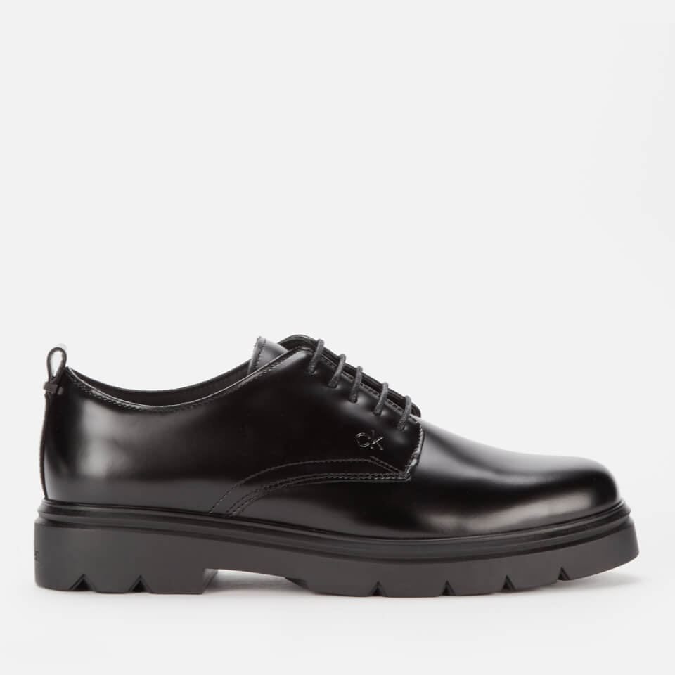 Calvin klein kellen embossed leather derby shop