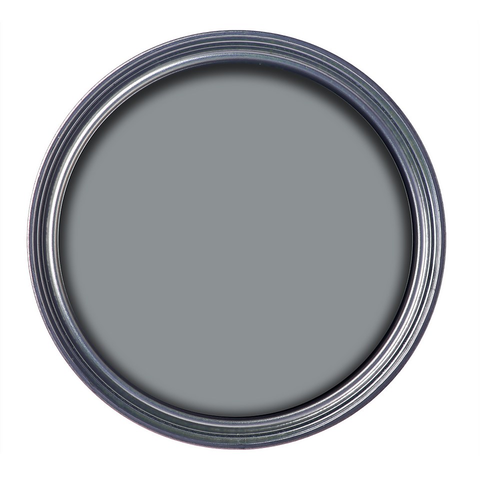 Ronseal One Coat Cupboard Paint Granite Grey Satin - 750ml