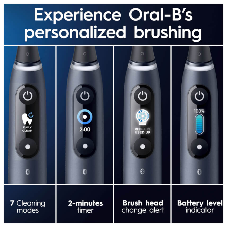 Oral B iO - 9 - Electric Toothbrush Black Designed by Braun