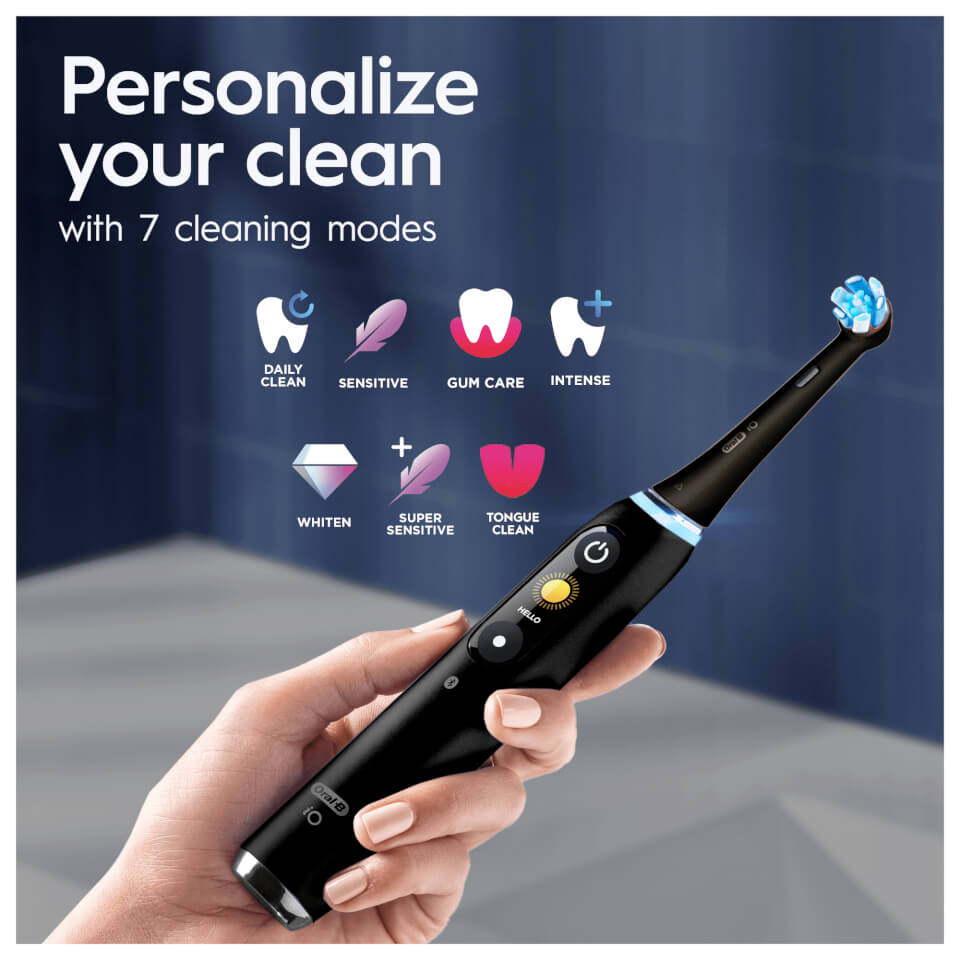 Oral B iO - 9 - Electric Toothbrush Black Designed by Braun