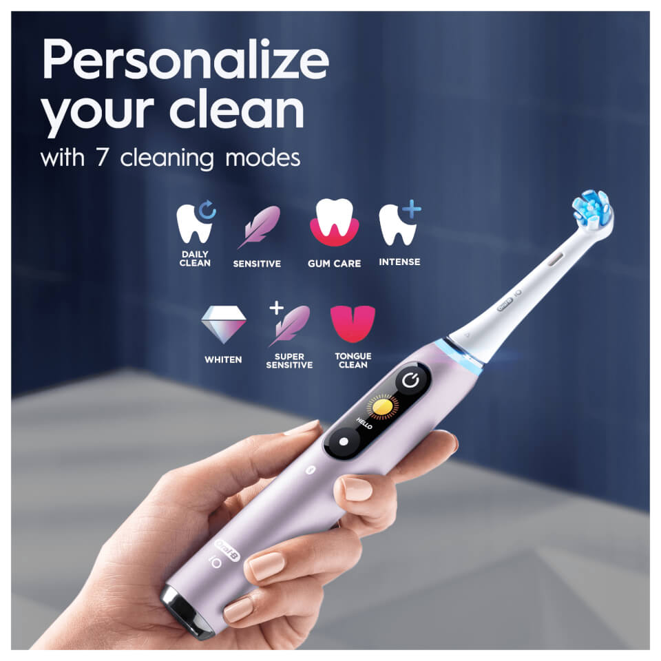Oral B iO - 9 - Electric Toothbrush Rose Designed by Braun