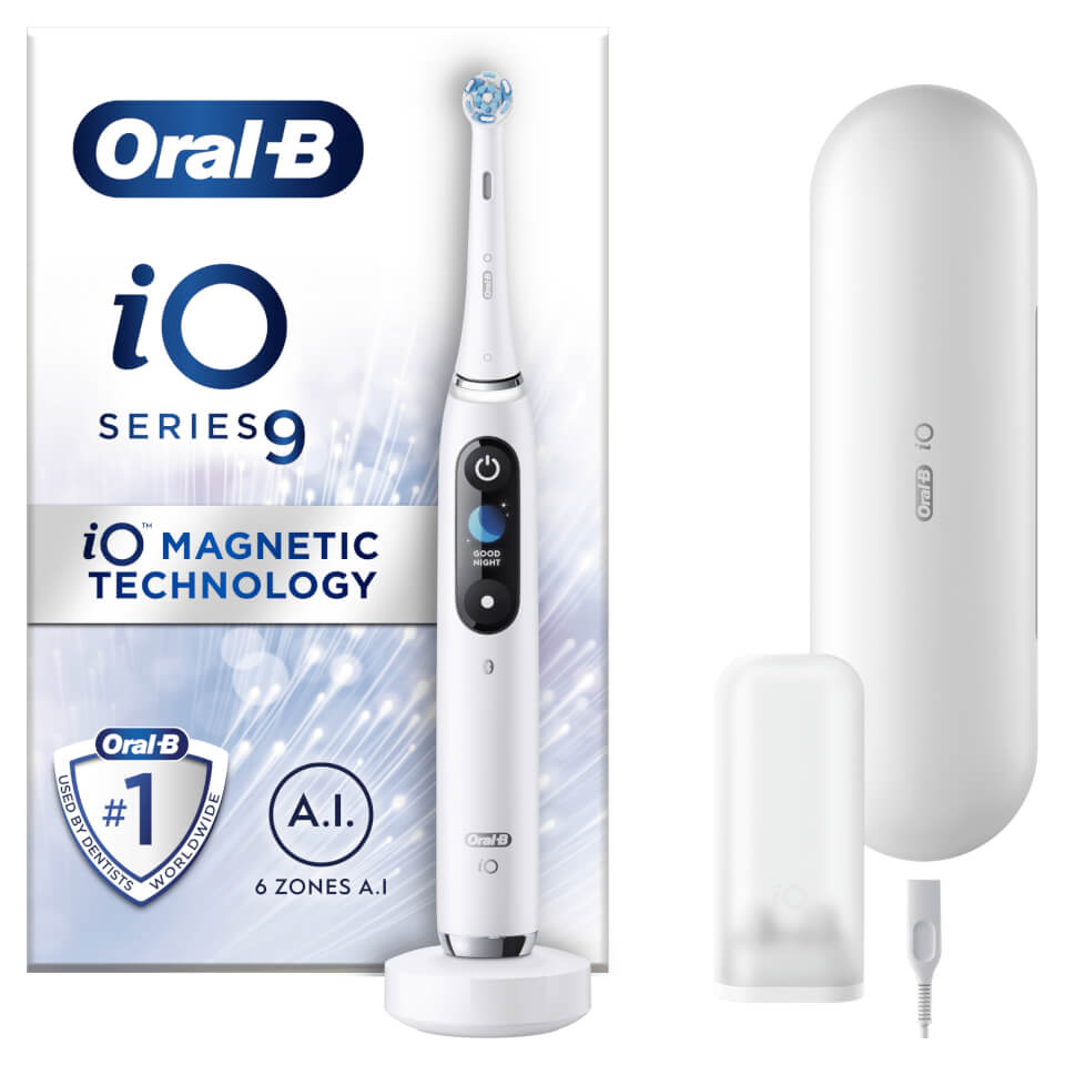 Oral B iO - 9 - Electric Toothbrush White Designed by Braun
