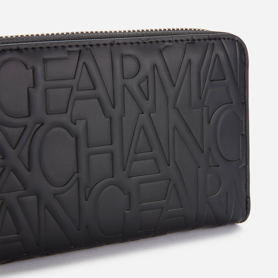 Armani Exchange Women's Liz Zip Around Wallet - Black